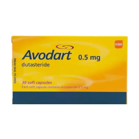 Avodart 0.5mg Capsules 30s thumbnail 1