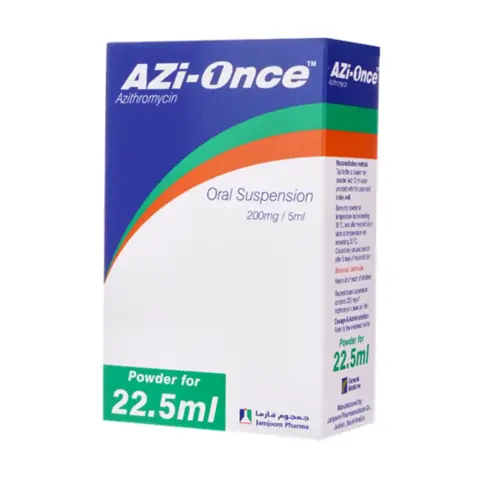 Azi Once 200mg Suspension 22.5ml thumbnail 1