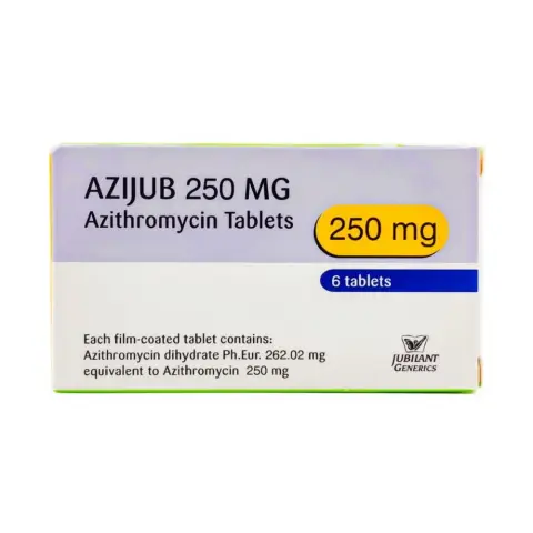 Azijub 250mg Tablets 6s thumbnail 1