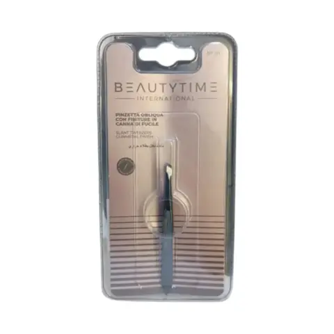 Beautytime Slant BT121 Tweezers Gunmetal thumbnail 1