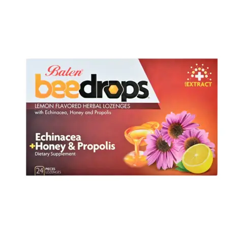 Beedrops Lemon & Honey Lozenges 24s thumbnail 1
