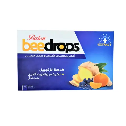 Beedrops Mandarin & Ginger Lozenges 24s thumbnail 2