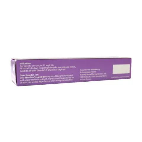 Betadine Vaginal Pessaries 14s thumbnail 3