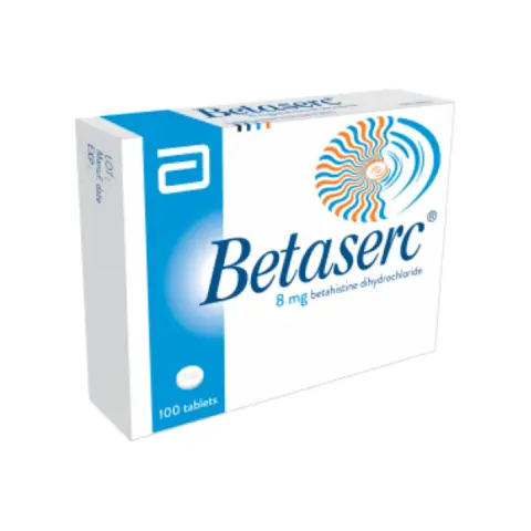 Betaserc 8mg Tablets 100s thumbnail 1
