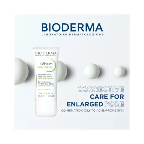 Bioderma Sebium Pore Refiner Corrective Care for Enlarged Pores 30ml thumbnail 2