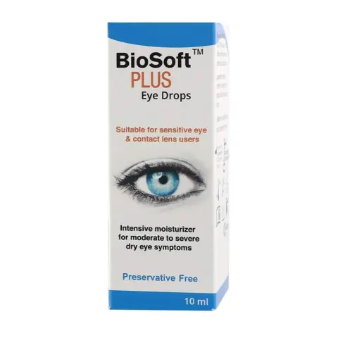 Biosoft Plus Eye Drops 10ml thumbnail 1