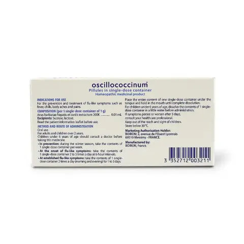Boiron Oscillococcinum Pellets 1g thumbnail 2