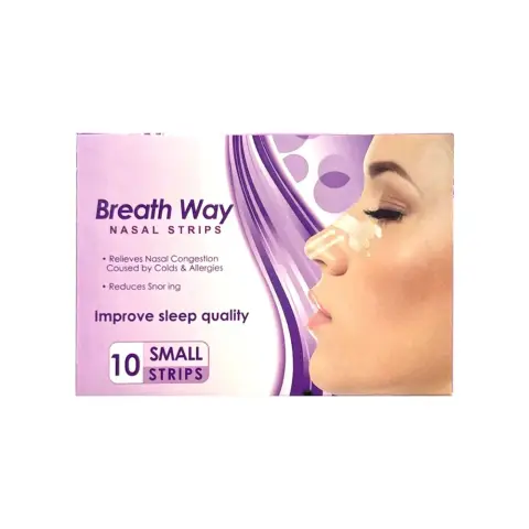 Breath Way Nasal Strips Small 10 PC thumbnail 1