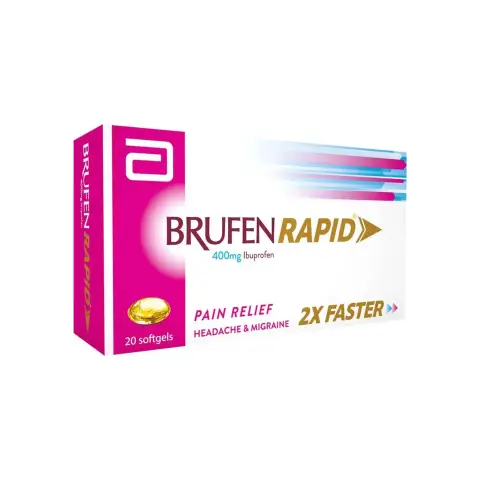 Brufen Rapid 400mg Softgels 20s thumbnail 1