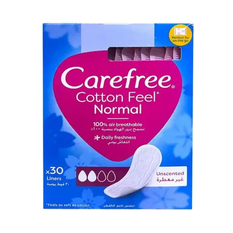 Carefree Single Wrapped Breathable Daily Pantyliners 30s thumbnail 1