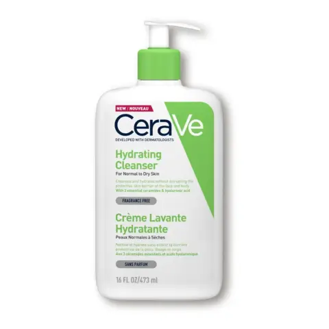 CeraVe Hydrating Gentle Facial Cleanser for Normal to Dry Skin 473ml thumbnail 1