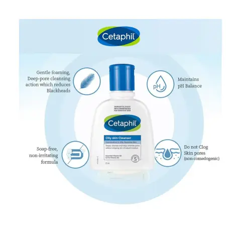 Cetaphil Oily Skin Cleasner 125ml thumbnail 2