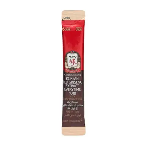 Cheongkwanjang Korean Red Ginseng Everytime 1000 10Ml Sachets 20S thumbnail 2