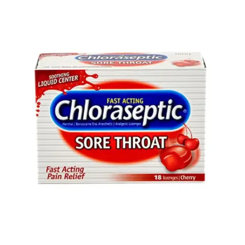 Chloraseptic Cherry Lozenges 18s thumbnail 1