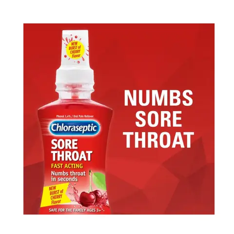 Chloraseptic Cherry Spray 177ml thumbnail 2