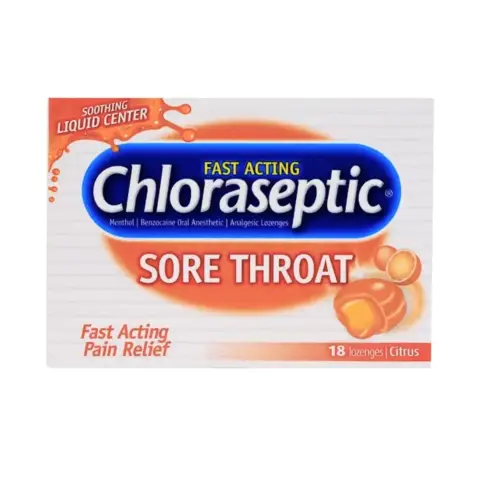 Chloraseptic Citrus Triple Action Lozenges 18s thumbnail 1