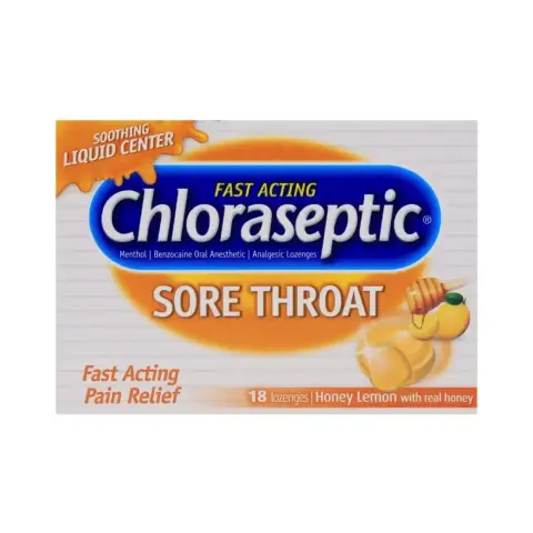 Chloraseptic Honey & Lemon Lozenges 18s thumbnail 1