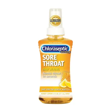 Chloraseptic Warming Honey & Lemon Spray 177ml thumbnail 1
