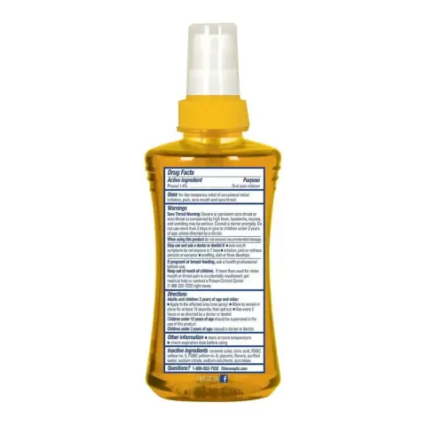 Chloraseptic Warming Honey & Lemon Spray 177ml thumbnail 2