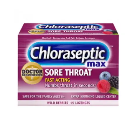 Chloraseptic Max Wild Berries Lozenges 15s thumbnail 1