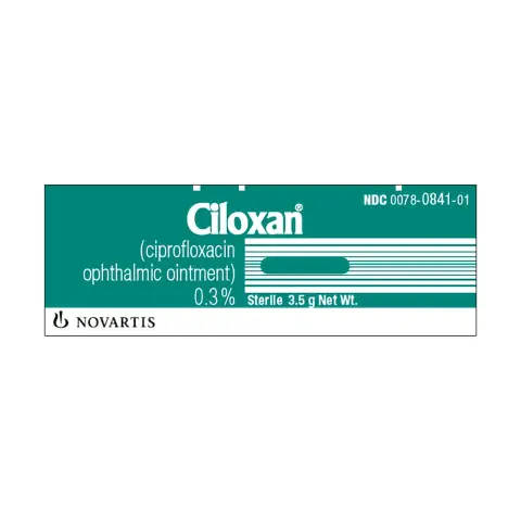 Ciloxan 0.3% Ointment 3.5g thumbnail 1