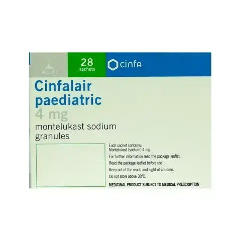 Cinfalair 4mg Sachets 28s thumbnail 2
