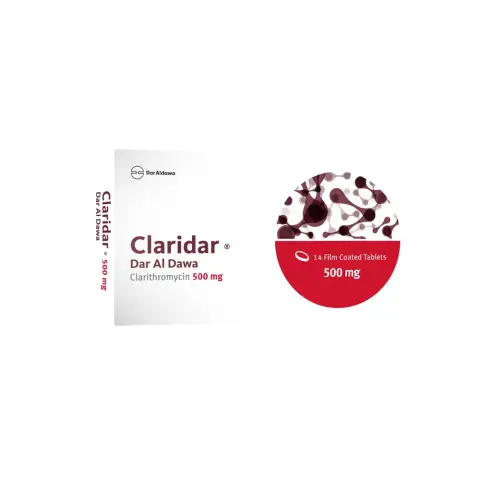 Claridar 500mg Tablets 14s thumbnail 1