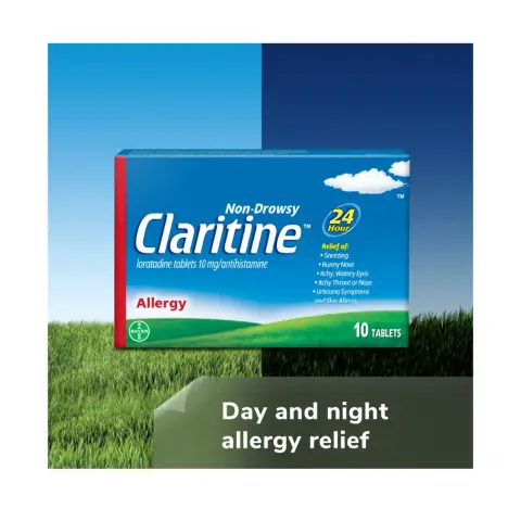 Claritine 10mg 10 Tablets thumbnail 2