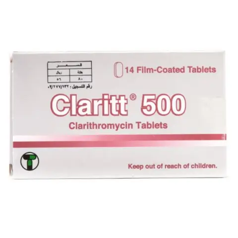 Claritt 500mg Tablets 14s thumbnail 1