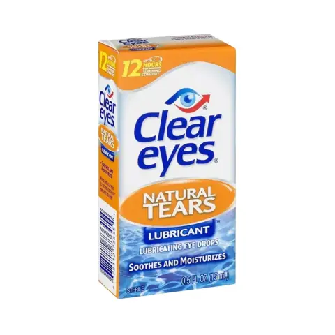 Clear Eyes Natural Tears Eye Drops 15mL thumbnail 1