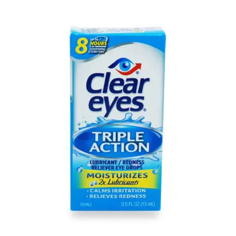 Clear Eyes Triple Action Eye Drops 15ml thumbnail 1