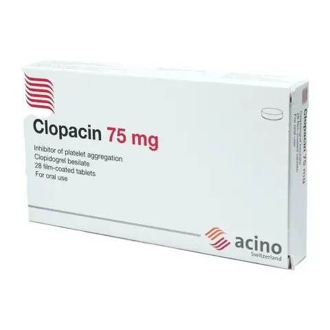Clopacin 75mg Tablets 28s thumbnail 1