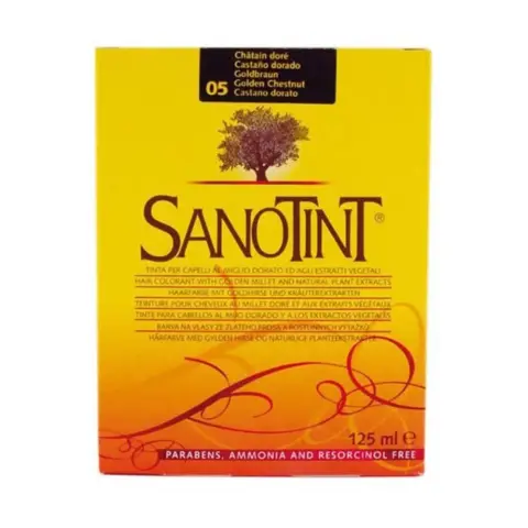 Cosval Sanotint 5 Golden Chestnut Permanent Hair Colour 125ml