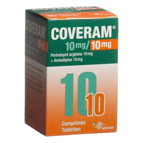 Coveram 10/10mg Tablets 30s thumbnail 1