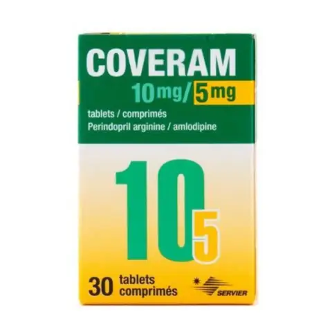 Coveram 10/5mg Tablets 30s thumbnail 1