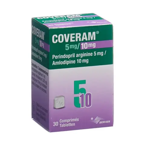 Coveram 5/10mg Tablets 30s thumbnail 1