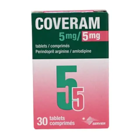 Coveram 5/5mg Tablets 30s thumbnail 1