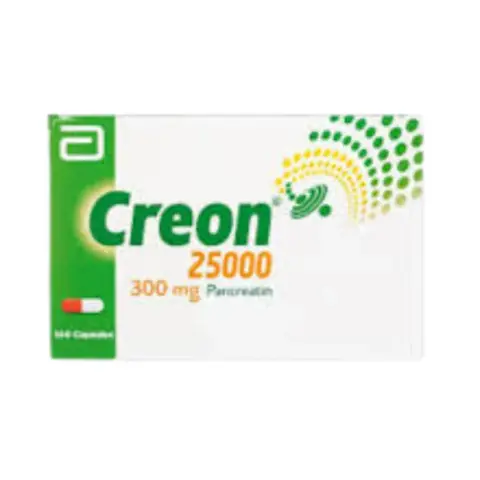 Creon 25000 300mg Capsules 100s thumbnail 1