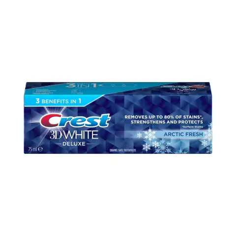Crest 3D White Arctic Fresh Whitening Toothpaste 125ml thumbnail 1