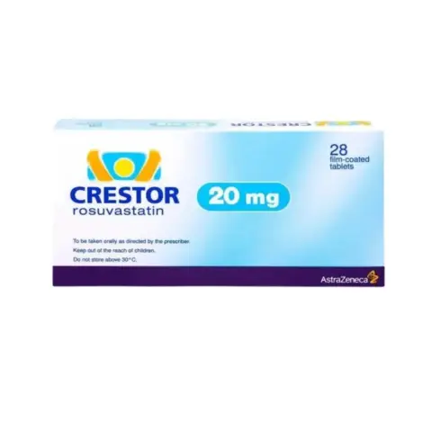 Crestor 20mg Tablets 28s thumbnail 1
