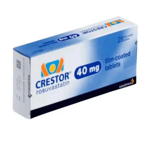 Crestor 40mg Tablets 28s thumbnail 1