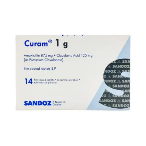Curam 1g Tablets 14s thumbnail 1