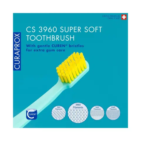 Curaprox CS3960 Super Soft Bristle Daily Cleaning Toothbrush thumbnail 2