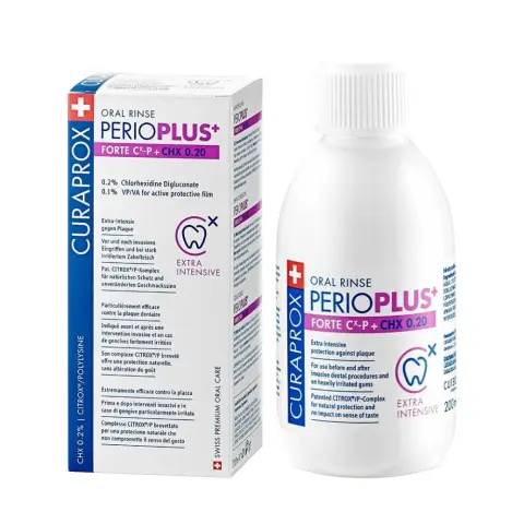 Curaprox Perioplus 0.20% Chlorhexidine Antiseptic Mouthwash 200mL