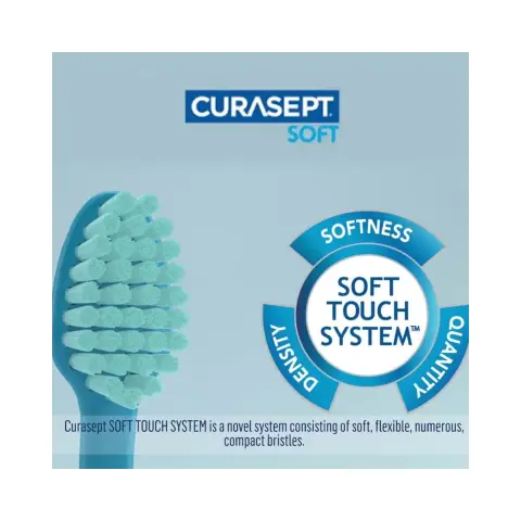 Curasept Medical Classic Blue Soft Toothbrush thumbnail 3