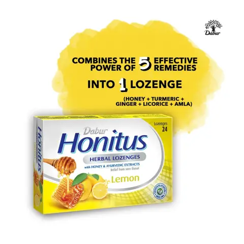 Dabur Honitus Lemon Lozenges 24s thumbnail 2