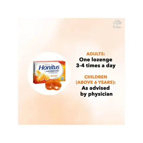 Dabur Honitus Orange Lozenges 24s thumbnail 2