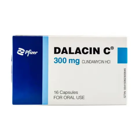 Dalacin C 300mg Capsules 16s thumbnail 1