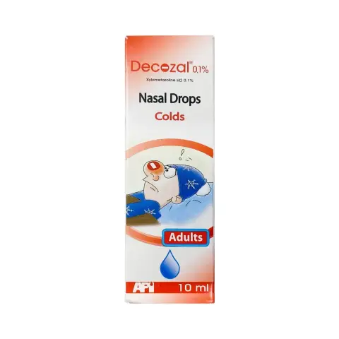 Decozal 0.1% Nasal Drops 10ml thumbnail 1