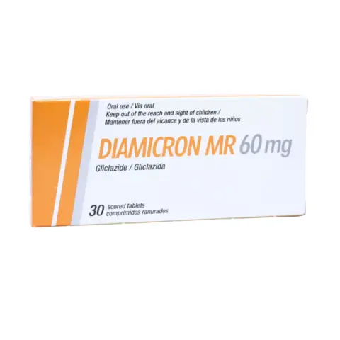 Diamicron Mr 60mg Tablets 30s thumbnail 1